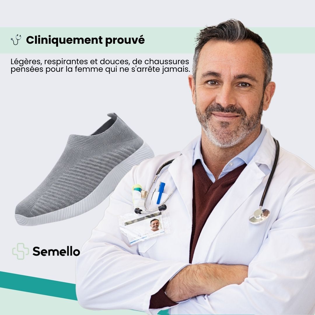 Baskets Orthopédiques Été – Légères, Aérées & Confort Absolu - Semello.fr