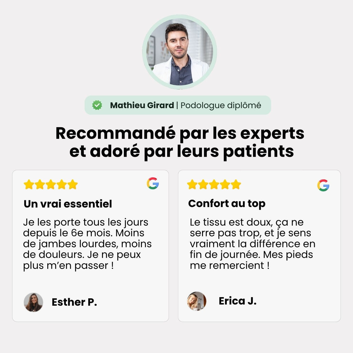 Chaussettes de Grossesse (Compression Douce 15 - 20 mmHg) - Semello.fr