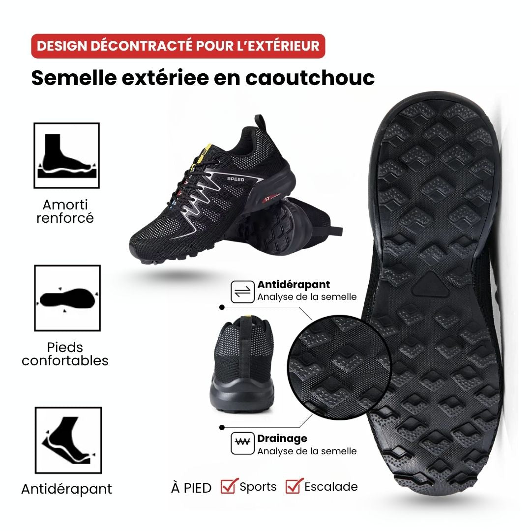 Chaussures de marche à confort orthopédique