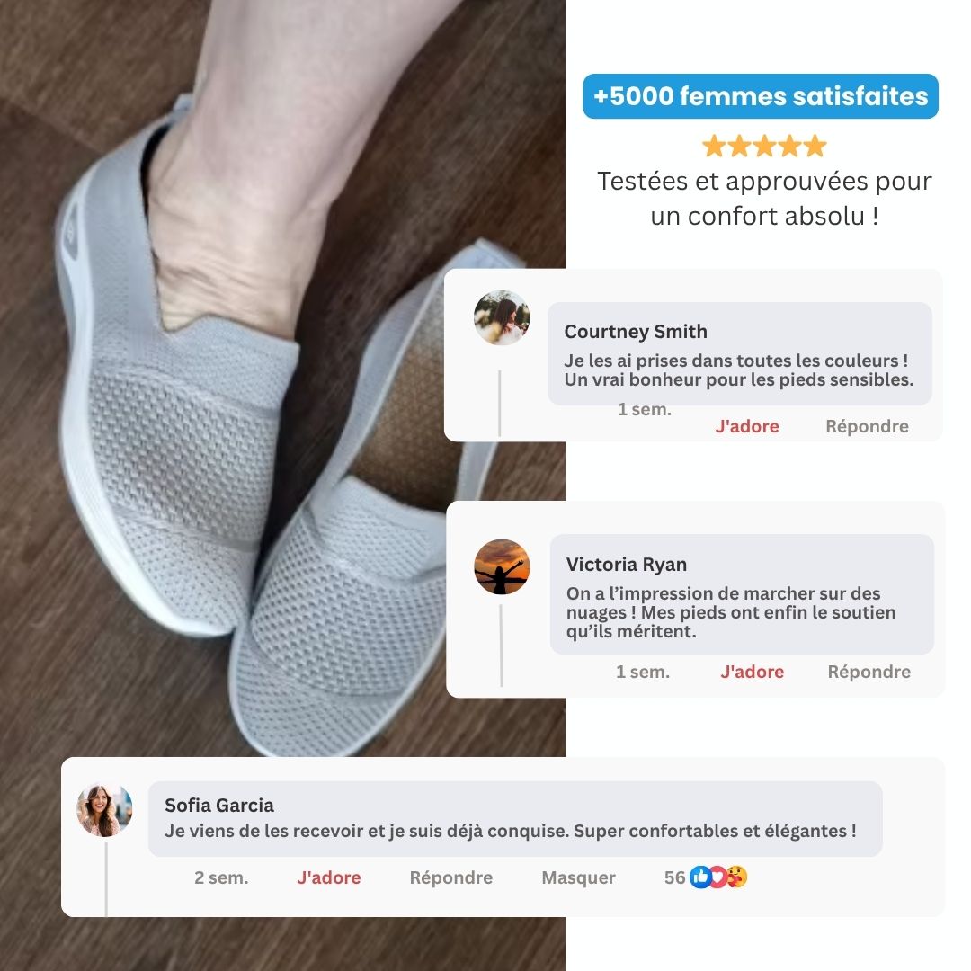 Jolie Chaussures Orthopédique pour Femme