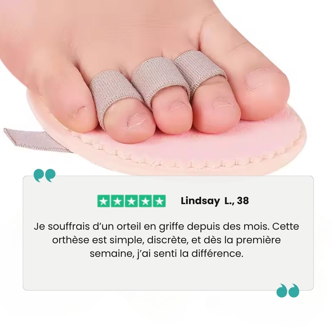 Correcteur d’Orteils en Griffe avec Coussin Plantaire
