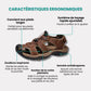 Sandales d'été à confort orthopédique
