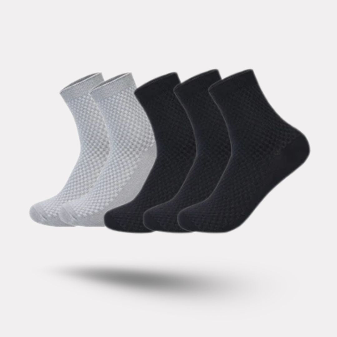 Chaussettes en bambou haute | Chaleur & Anti-odeurs