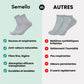 Chaussettes en bambou haute | Chaleur & Anti-odeurs