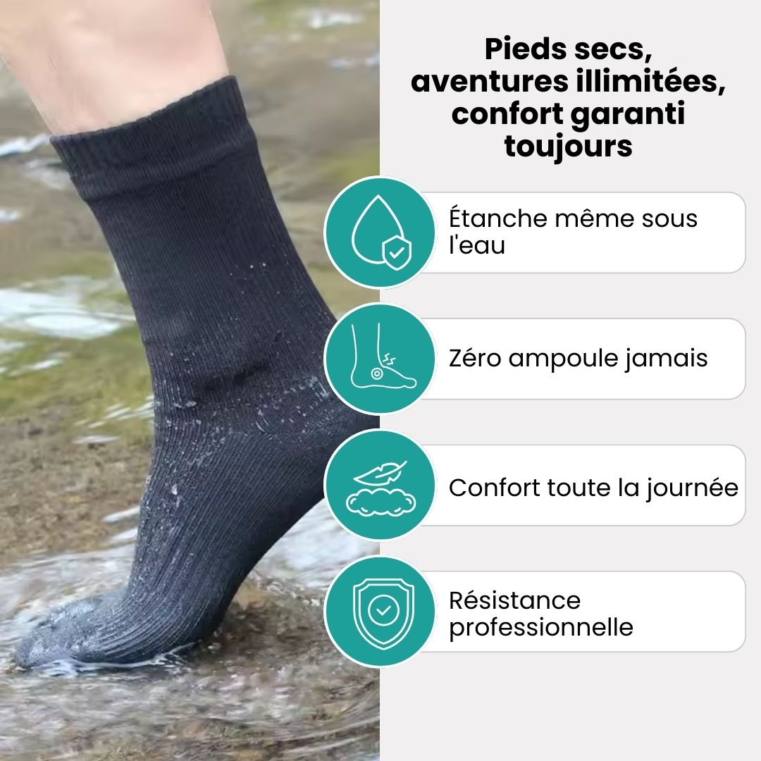 Chaussettes Étanches Outdoor – Randonnée & Vélo