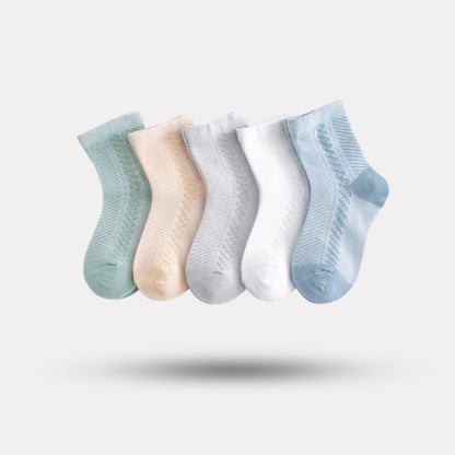 Chaussettes Enfant en Coton – Respirante & Confortable