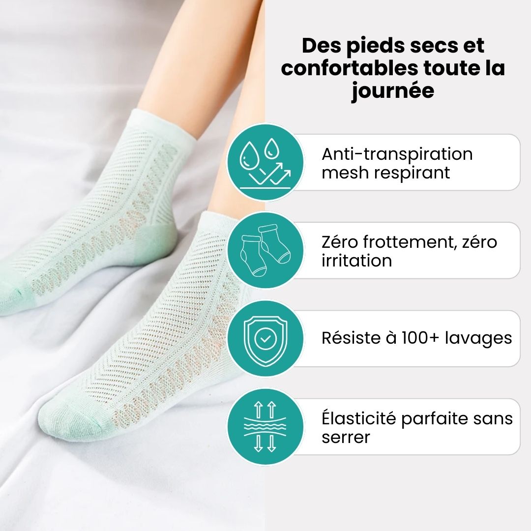 Chaussettes Enfant en Coton – Respirante & Confortable
