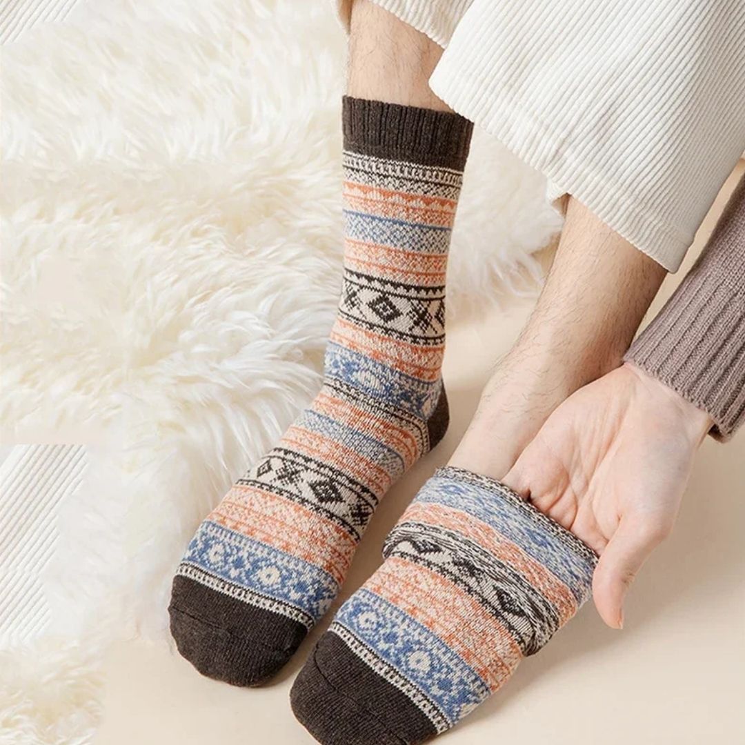 Chaussettes Laine Femme 4 paires – Confort & Isolation Hiver