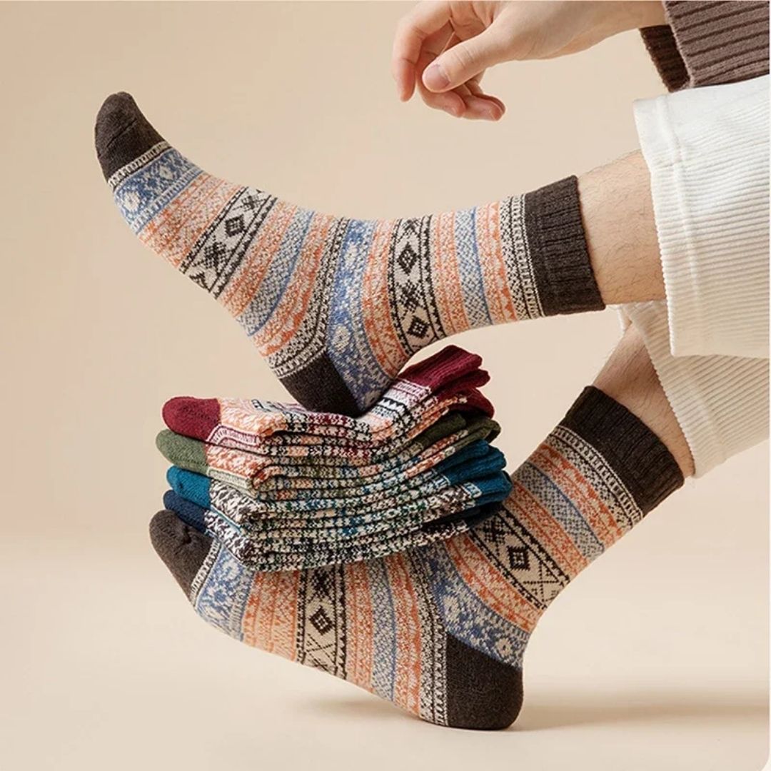 Chaussettes Laine Femme 4 paires – Confort & Isolation Hiver