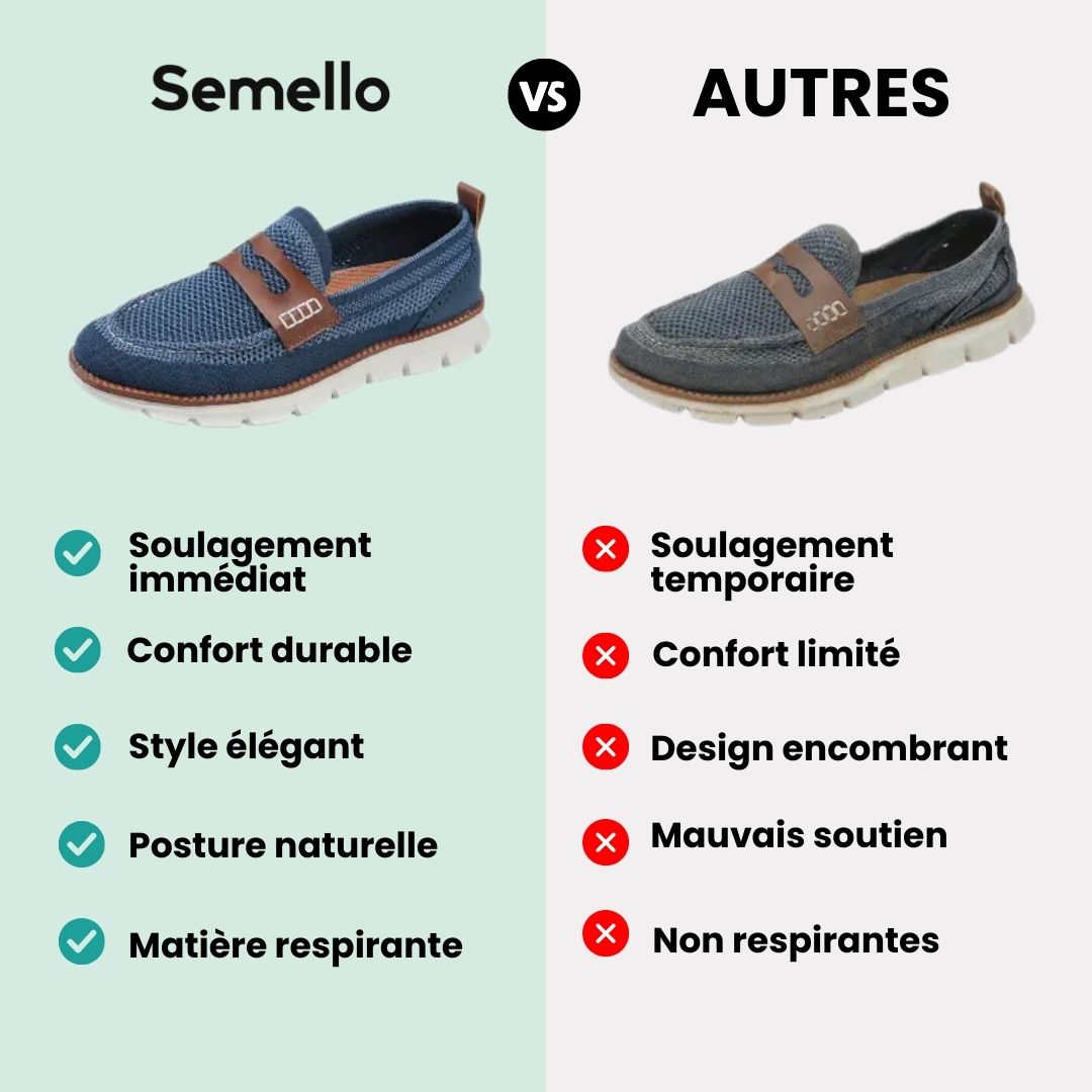 CityConfort™ - Mocassins à confort orthopédique homme