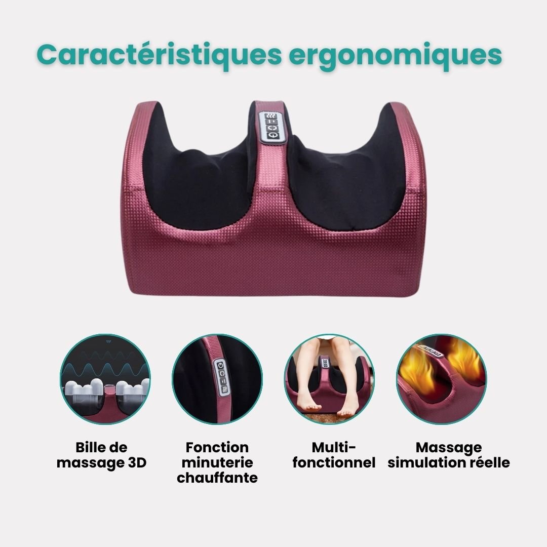Appareil de Massage des Pieds | Chauffant & Relaxation Musculaire - Semello.fr