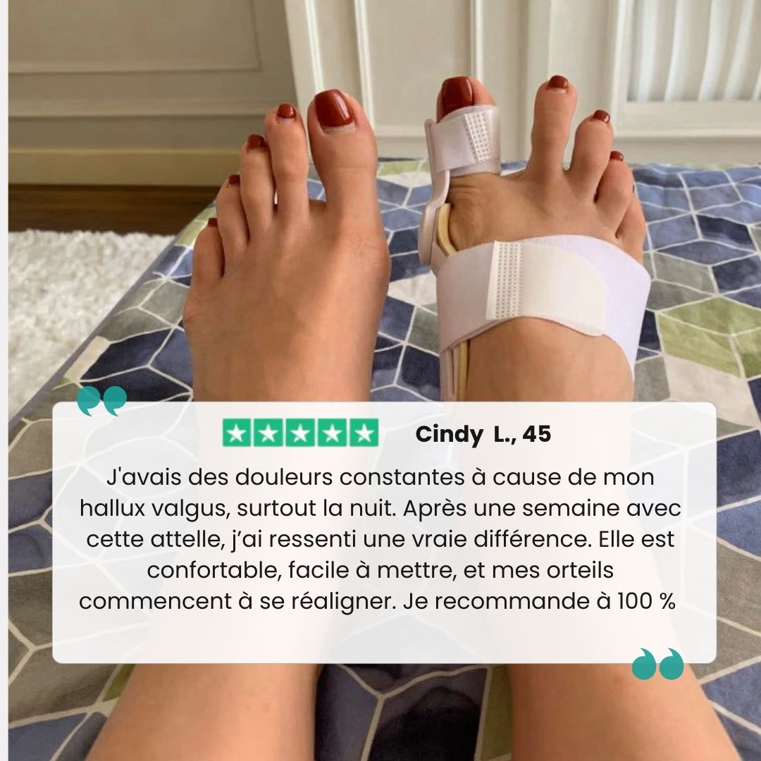 Attelle Hallux Valgus Articulable - Semello.fr