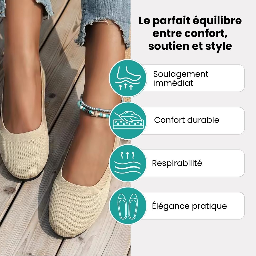 Ballerines à confort orthopédique - Semello.fr