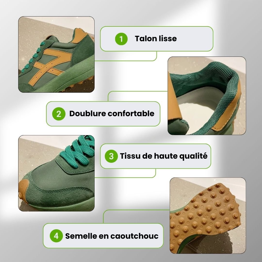 Baskets à confort orthopédique pour femme - Semello.fr