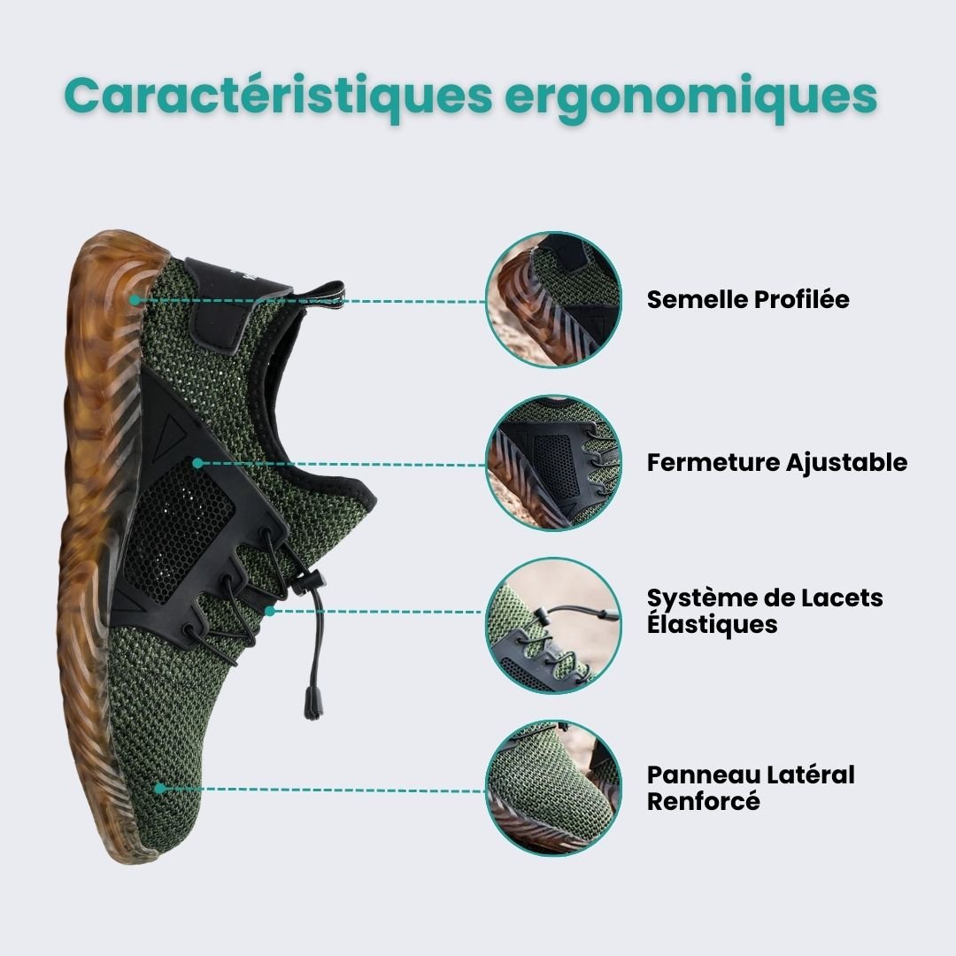 Baskets de Sécurité - Mesh Légères & Respirantes - Semello.fr