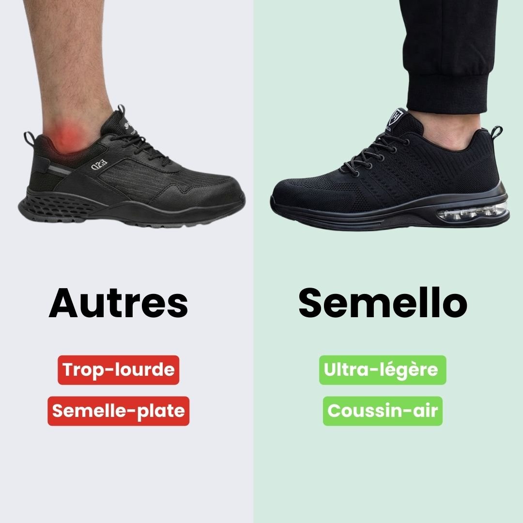 Baskets de Sécurité Orthopédiques – Amorti & Légèreté - Semello.fr