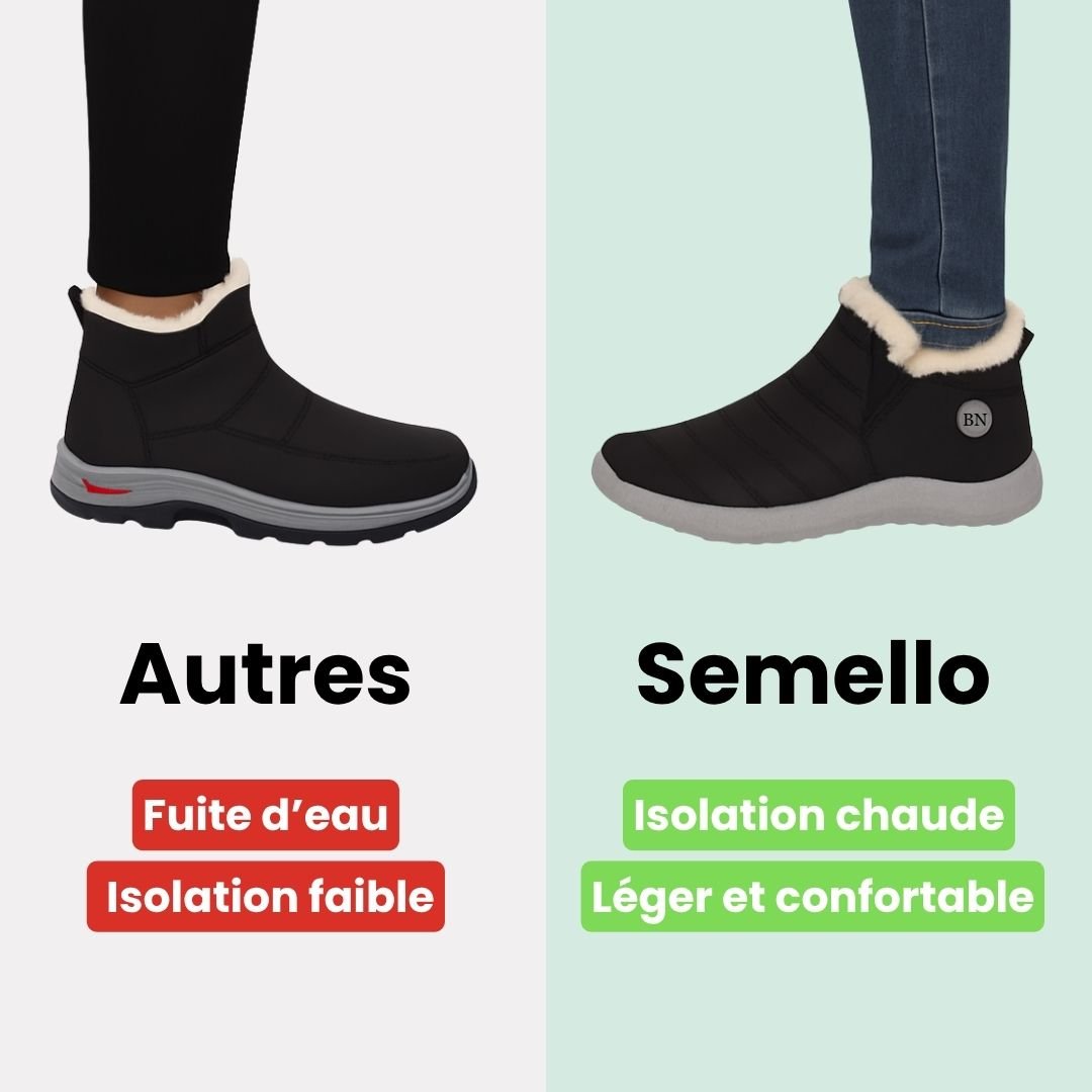 Botte d’hiver grand froid, doublée et étanche - Semello.fr