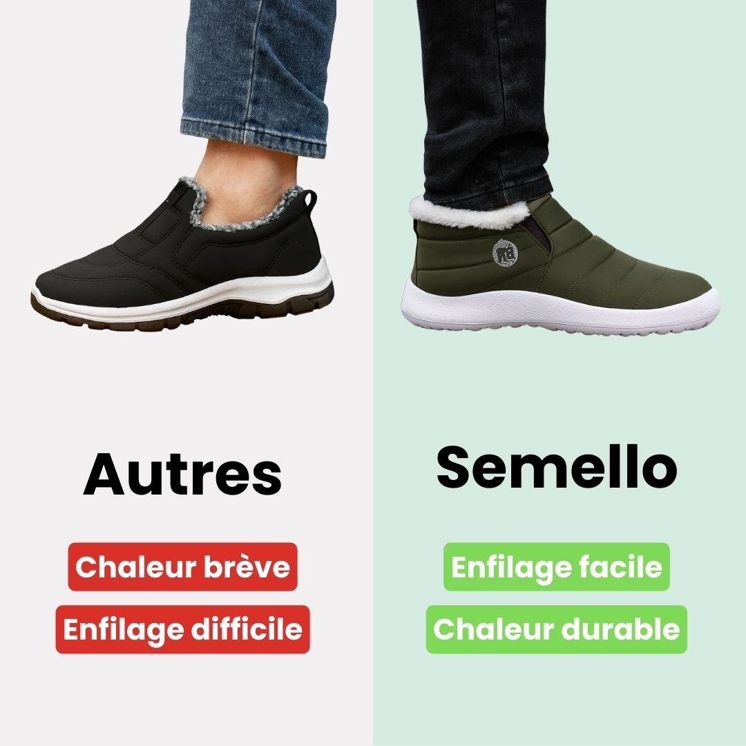 Bottes imperméables d'hiver femme | Antiglisse & fourrées - Semello.fr