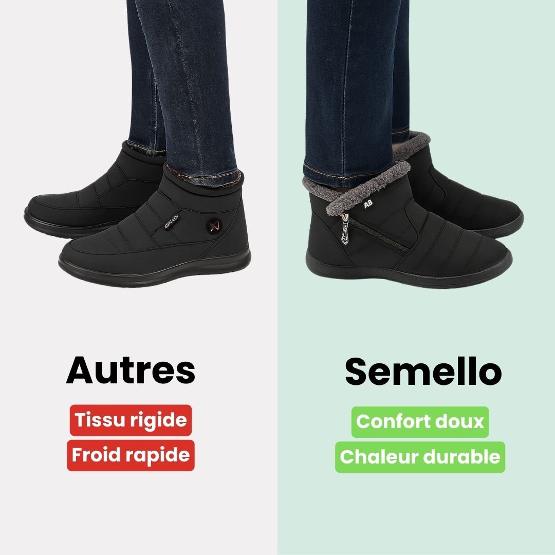 Bottes neige femme imperméables | Doublées et ultra chaudes - Semello.fr