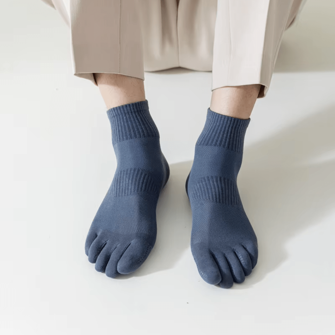 Chaussettes à 5 Doigts en Coton (Taille Universelle) - Semello.fr