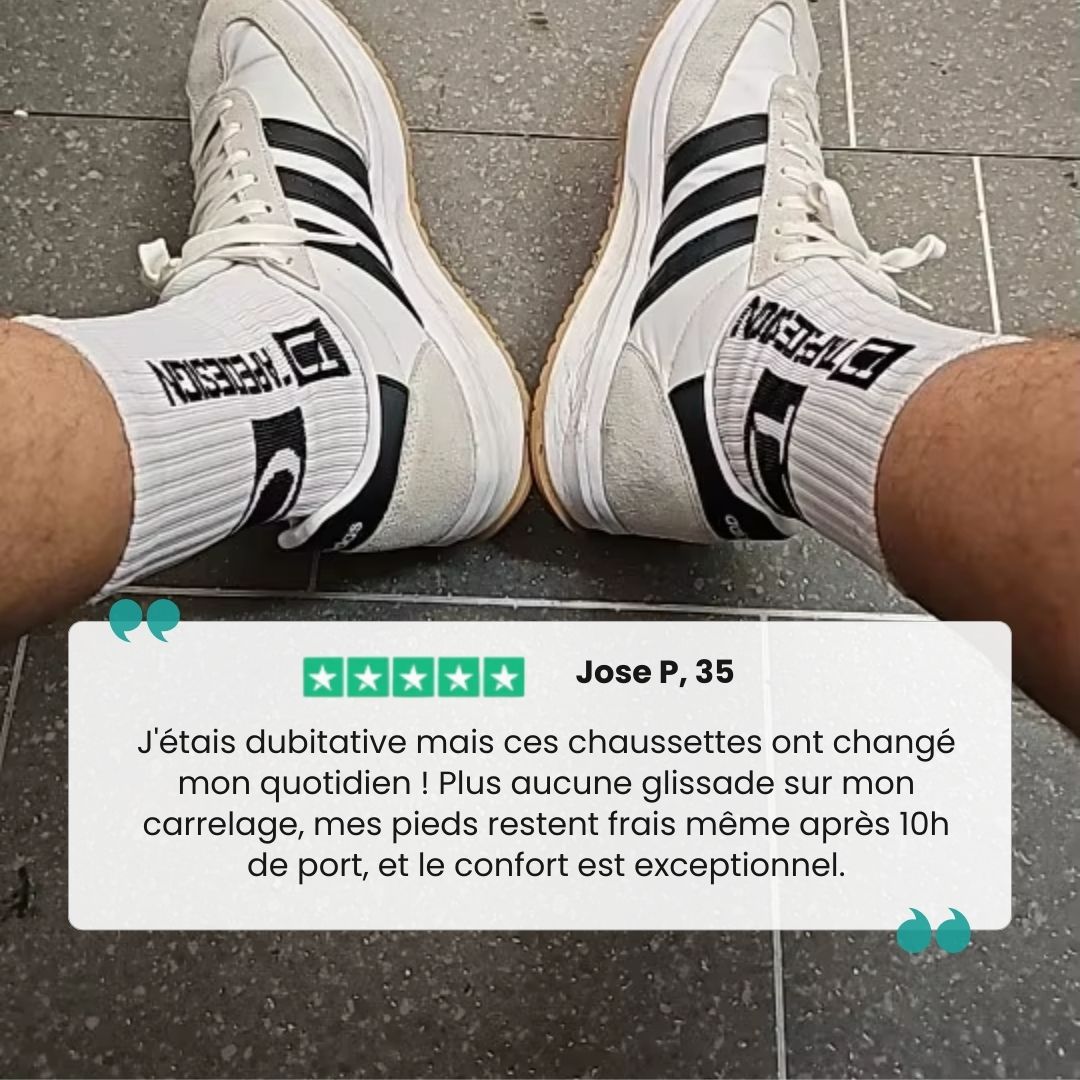 Chaussettes Antidérapantes – Respiration & Confort - Semello.fr