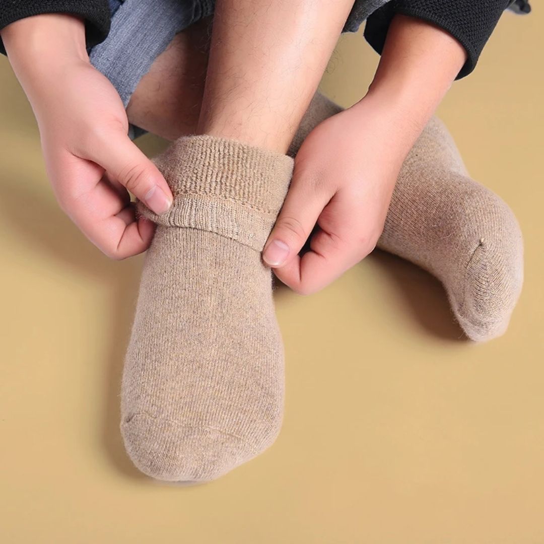 Chaussettes Chaudes Laine Mérinos – Épaisses & Ultra Chaudes - Semello.fr