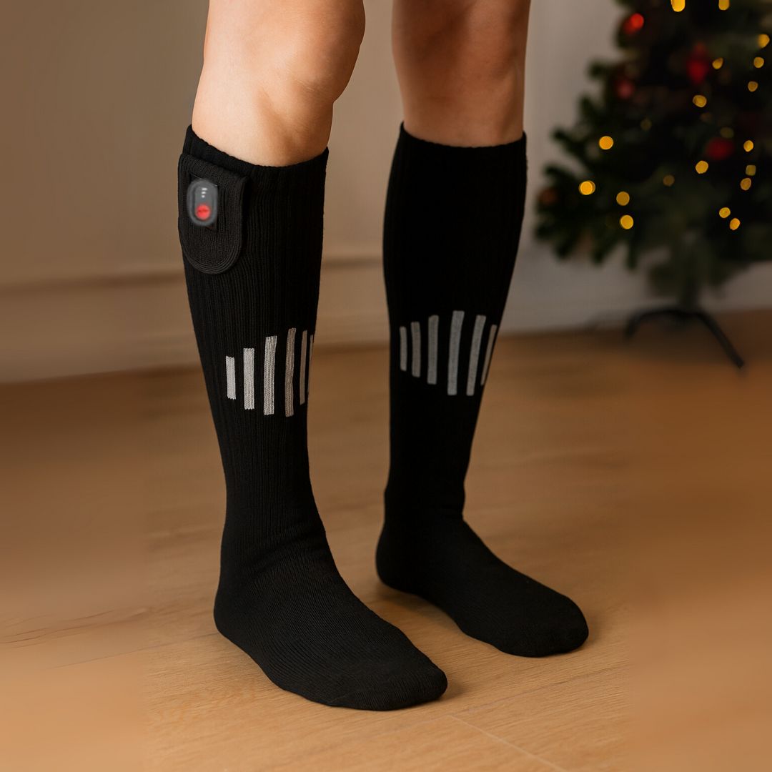 Chaussettes Chauffantes Sport – Ski, Randonnée & Pêche (Taille Universelle) - Semello.fr