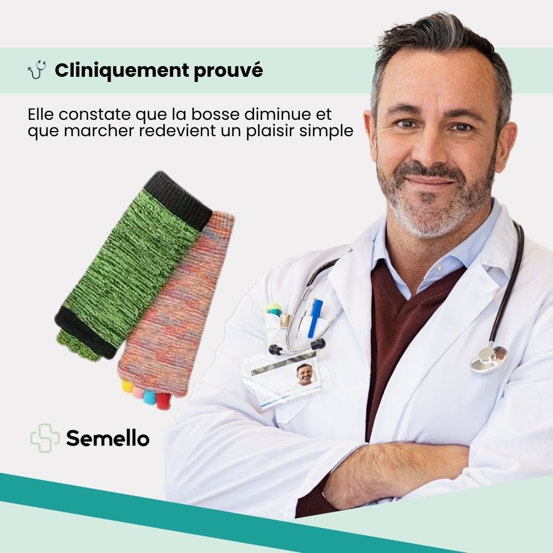 Chaussettes Correctrices Hallux Valgus - Semello.fr