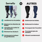 Chaussettes de Compression Grandes Tailles – 2XL à 4XL - Semello.fr