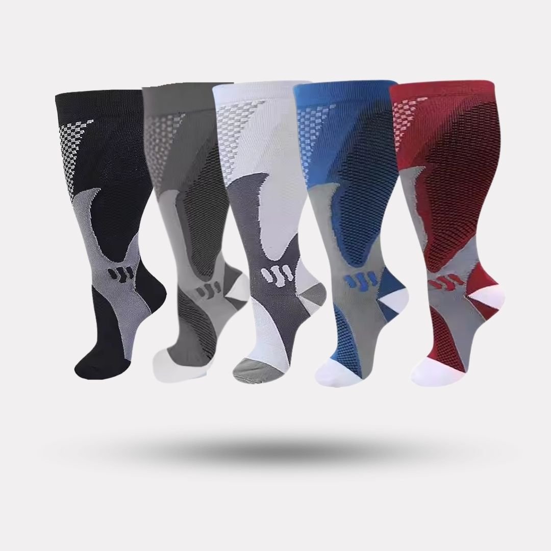 Chaussettes de Compression Grandes Tailles – 2XL à 4XL - Semello.fr