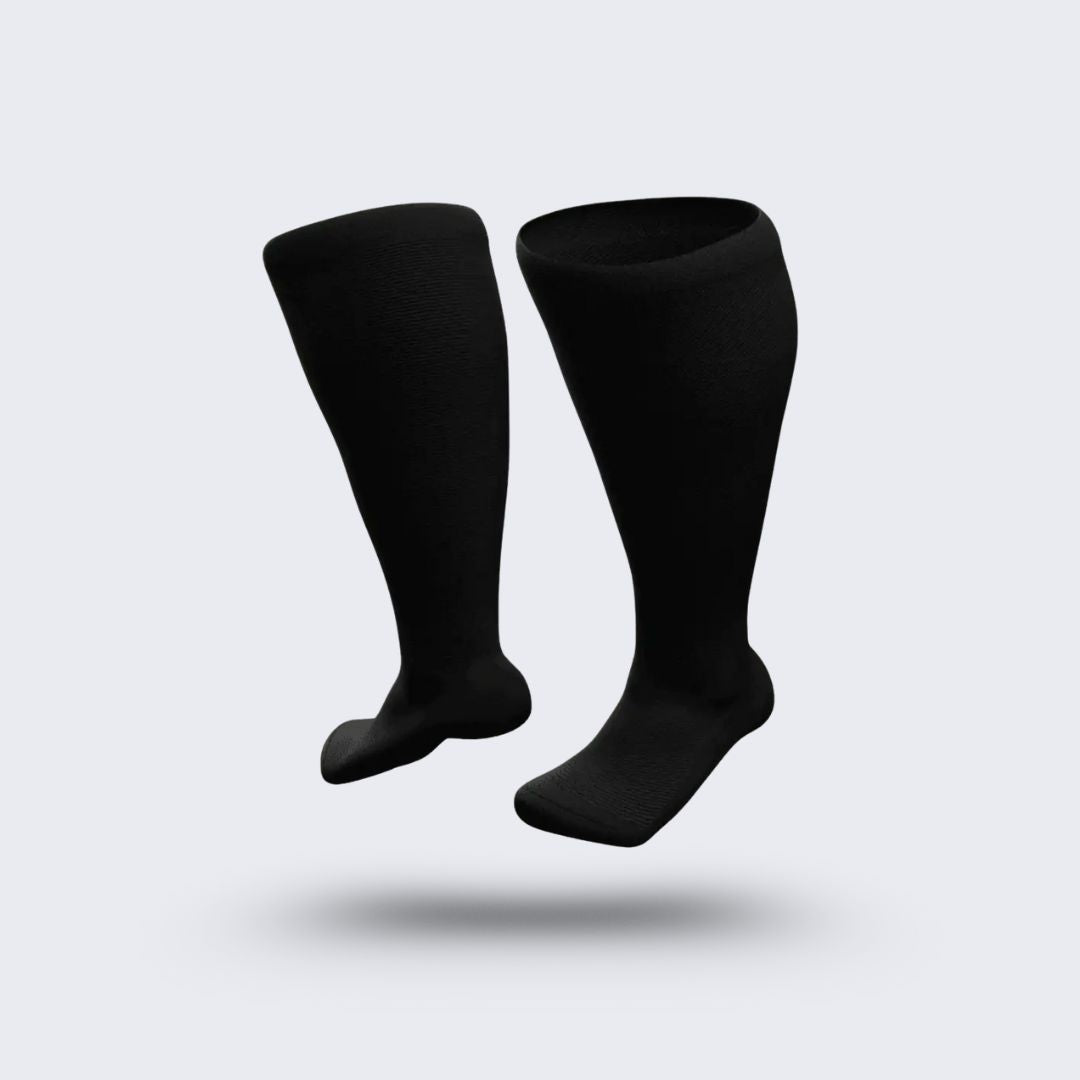 Chaussettes de compression spécial mollet large - Semello.fr