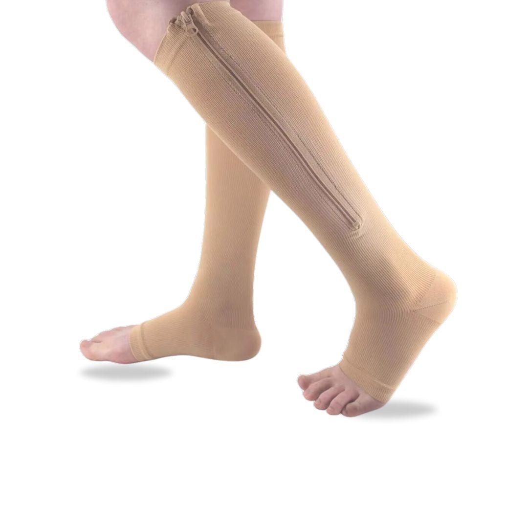 Chaussettes de compression zippées pour femmes - Semello.fr