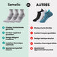 Chaussettes de sport 5 doigts | Anti - ampoules & respirantes - Semello.fr