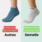 Chaussettes de sport 5 doigts | Anti - ampoules & respirantes - Semello.fr