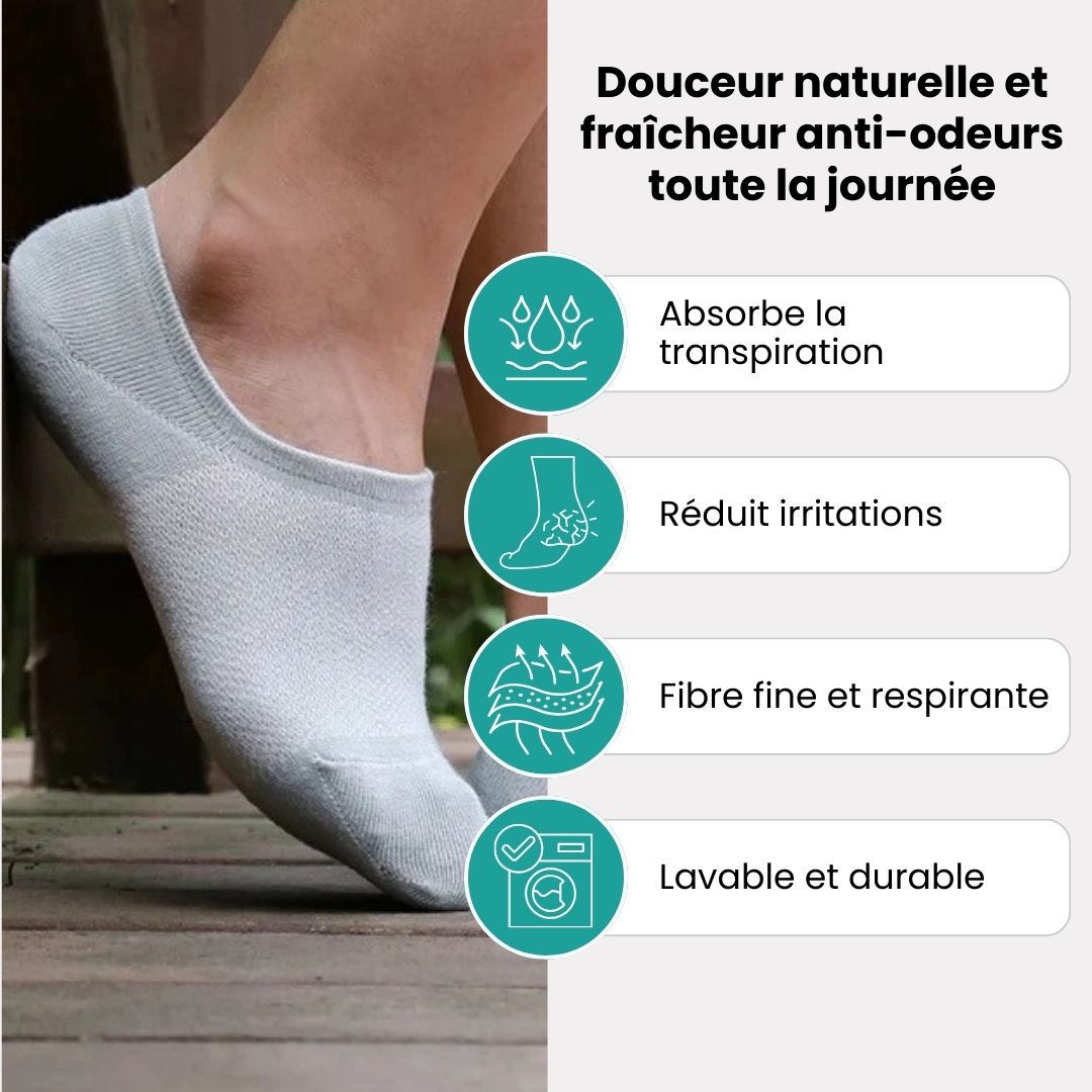 Chaussettes en bambou fines | Douce & Anti - odeurs - Semello.fr