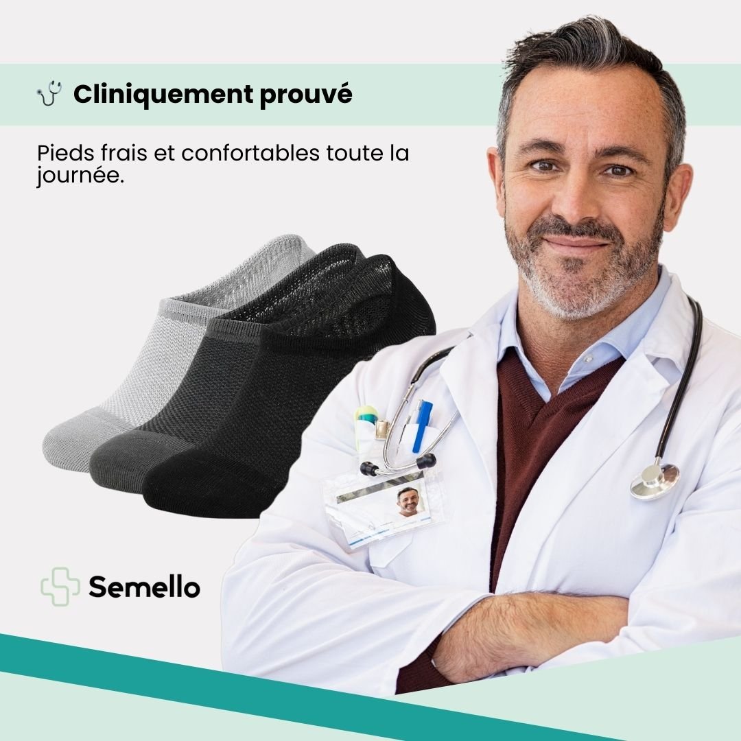 Chaussettes en bambou fines | Douce & Anti - odeurs - Semello.fr