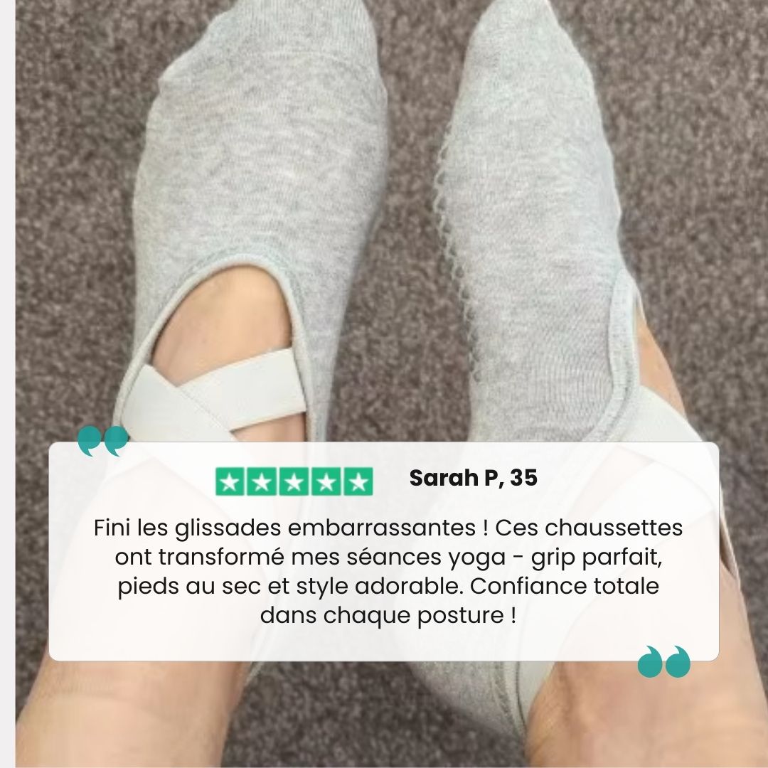 Chaussettes Fitness Femme - Pilates, Yoga & Danse - Semello.fr