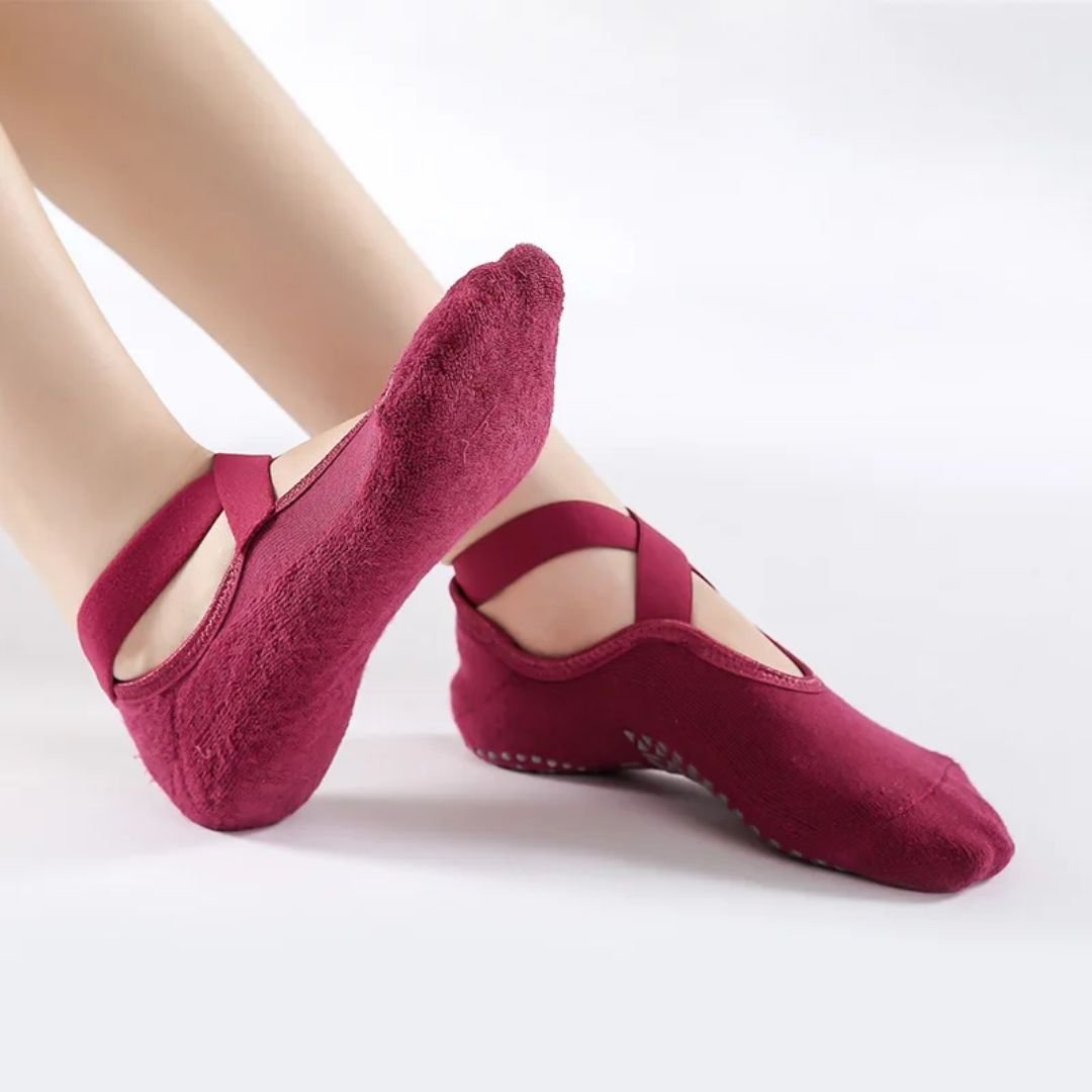 Chaussettes Fitness Femme - Pilates, Yoga & Danse - Semello.fr