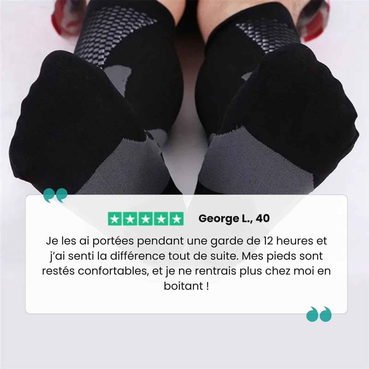 Chaussettes Jambes Légères pour Infirmières (20 - 30 mmHg) - Semello.fr