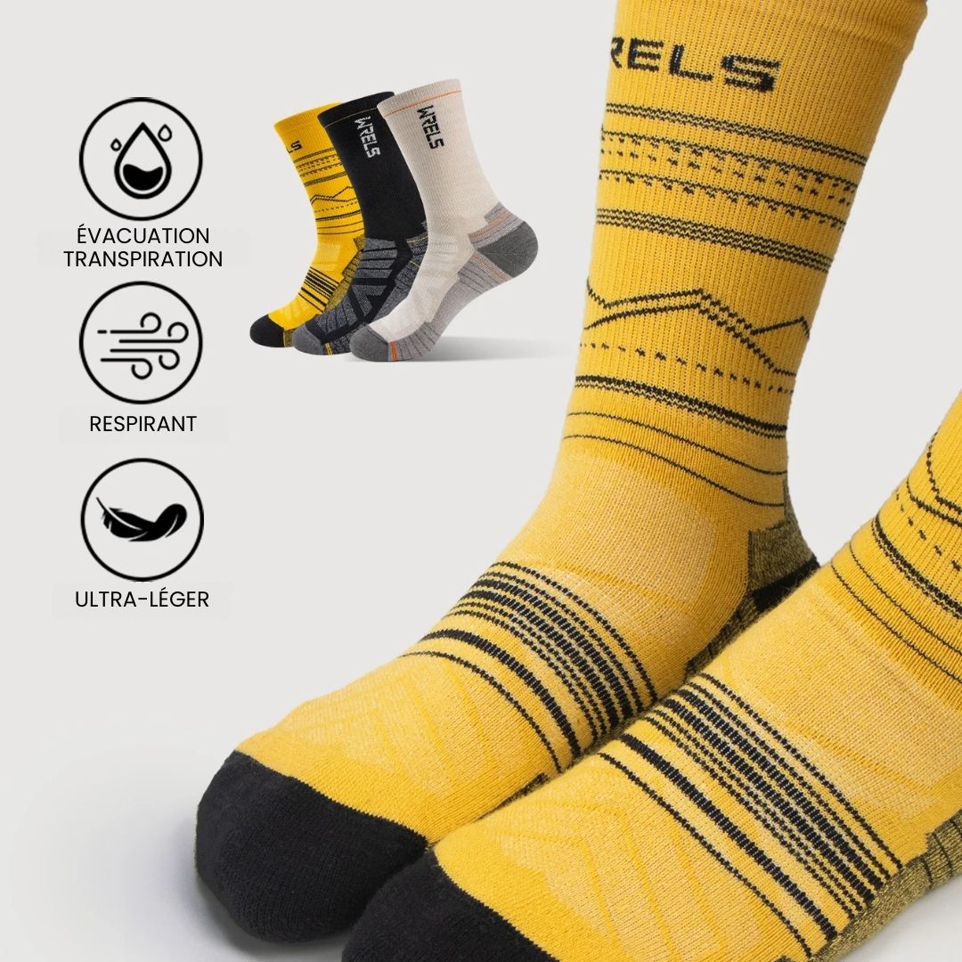 Chaussettes Mérinos Sport – Randonnée & Running - Semello.fr
