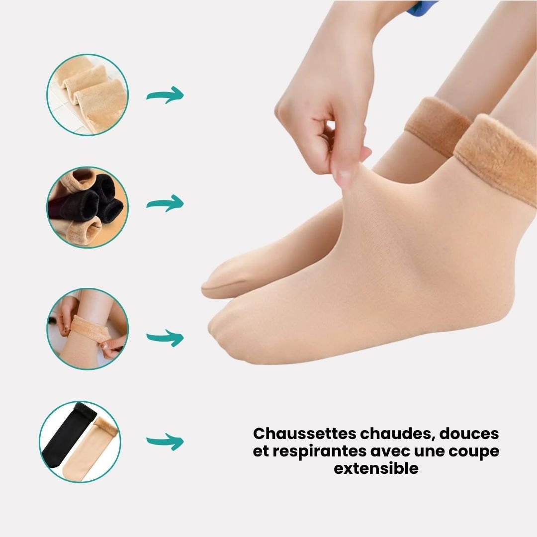 Chaussettes Polaires Cozy pour l’Hiver - Semello.fr