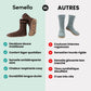 Chaussons chaussettes fouré | Parfait pour la maison - Semello.fr
