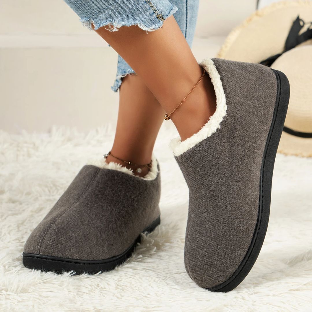 Chaussons Orthopédiques Antidérapants | Chaleur & Stabilité Hiver Femme - Semello.fr