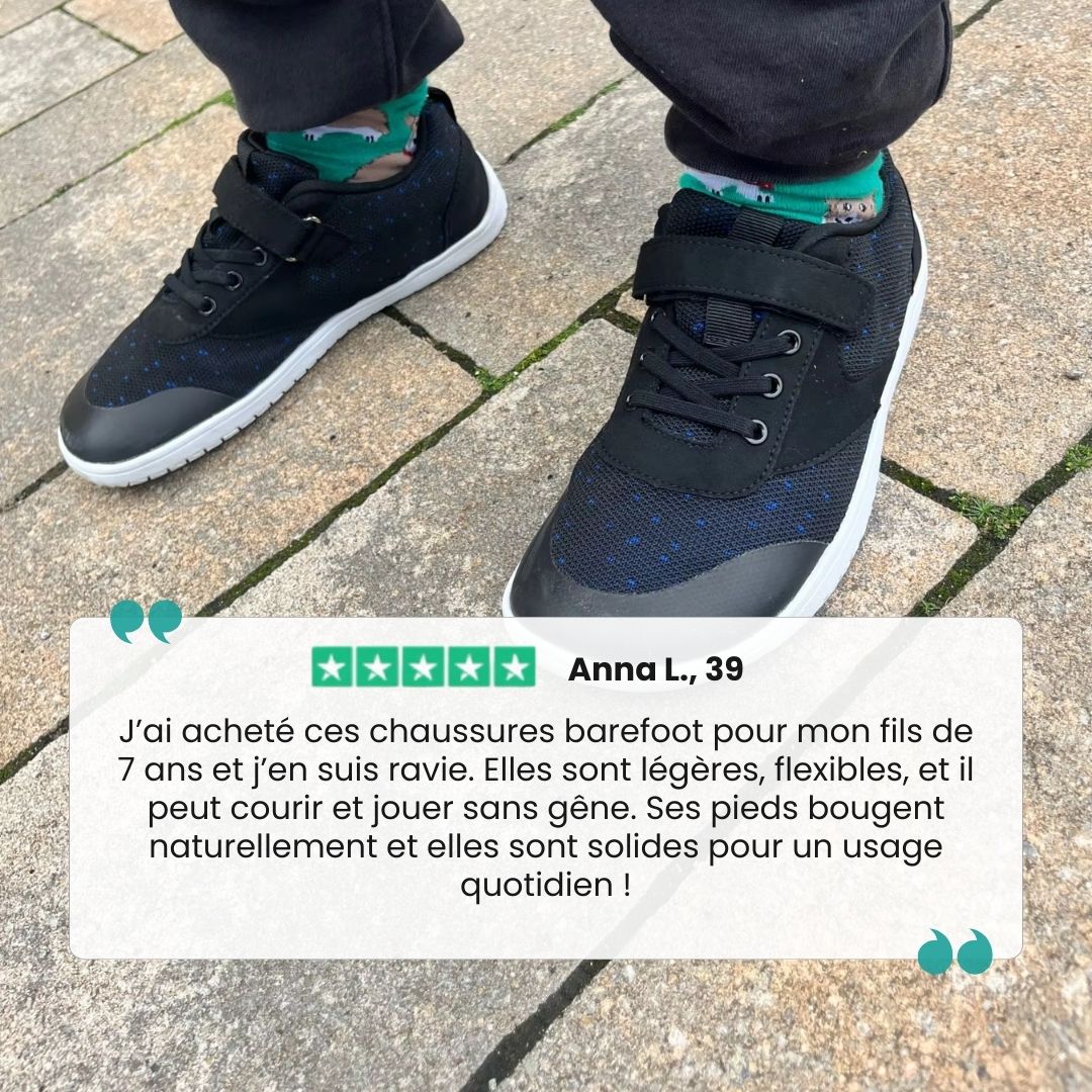 Chaussures barefoot enfants large et flexible - Semello.fr