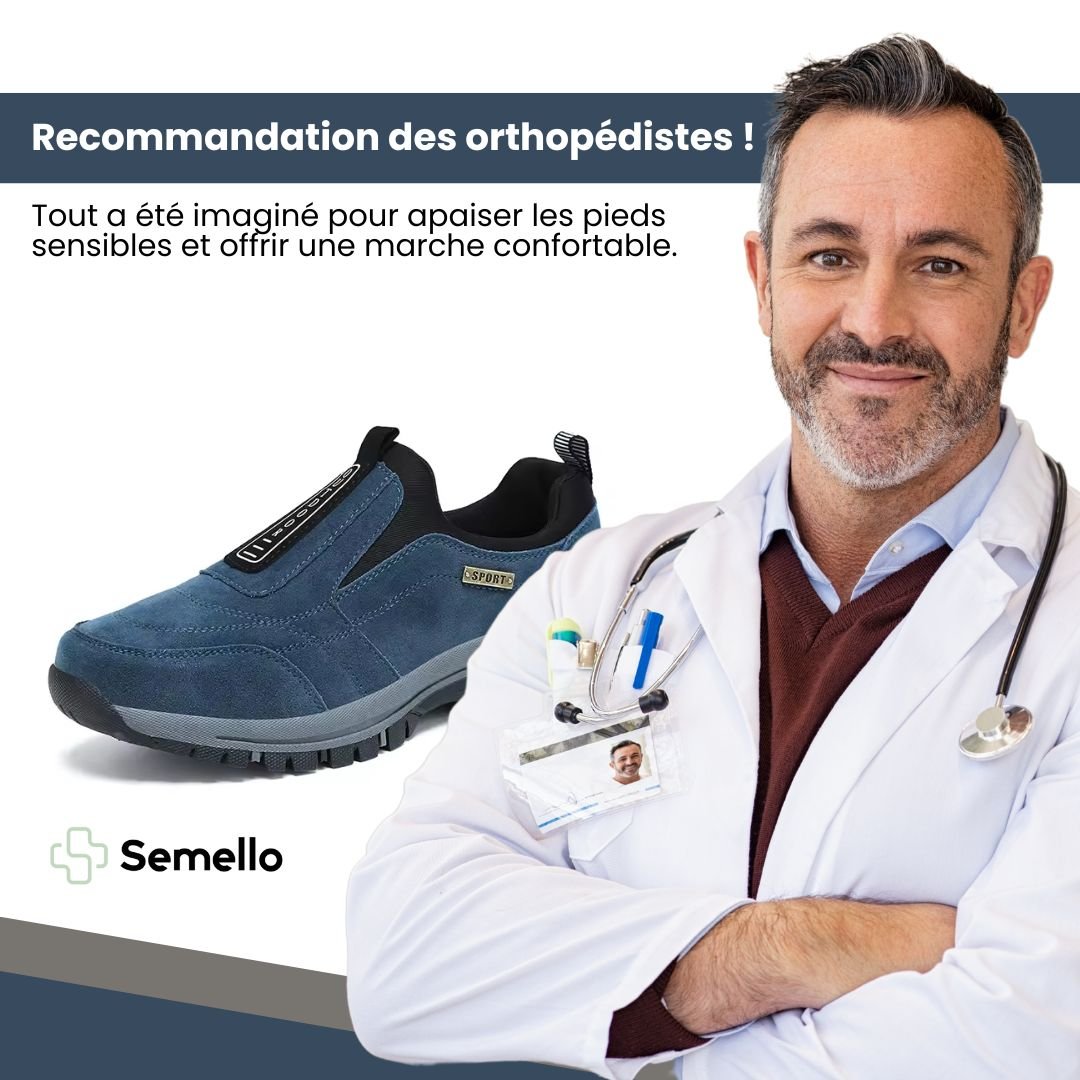 Chaussures de marches a confort orthopedique - Semello.fr