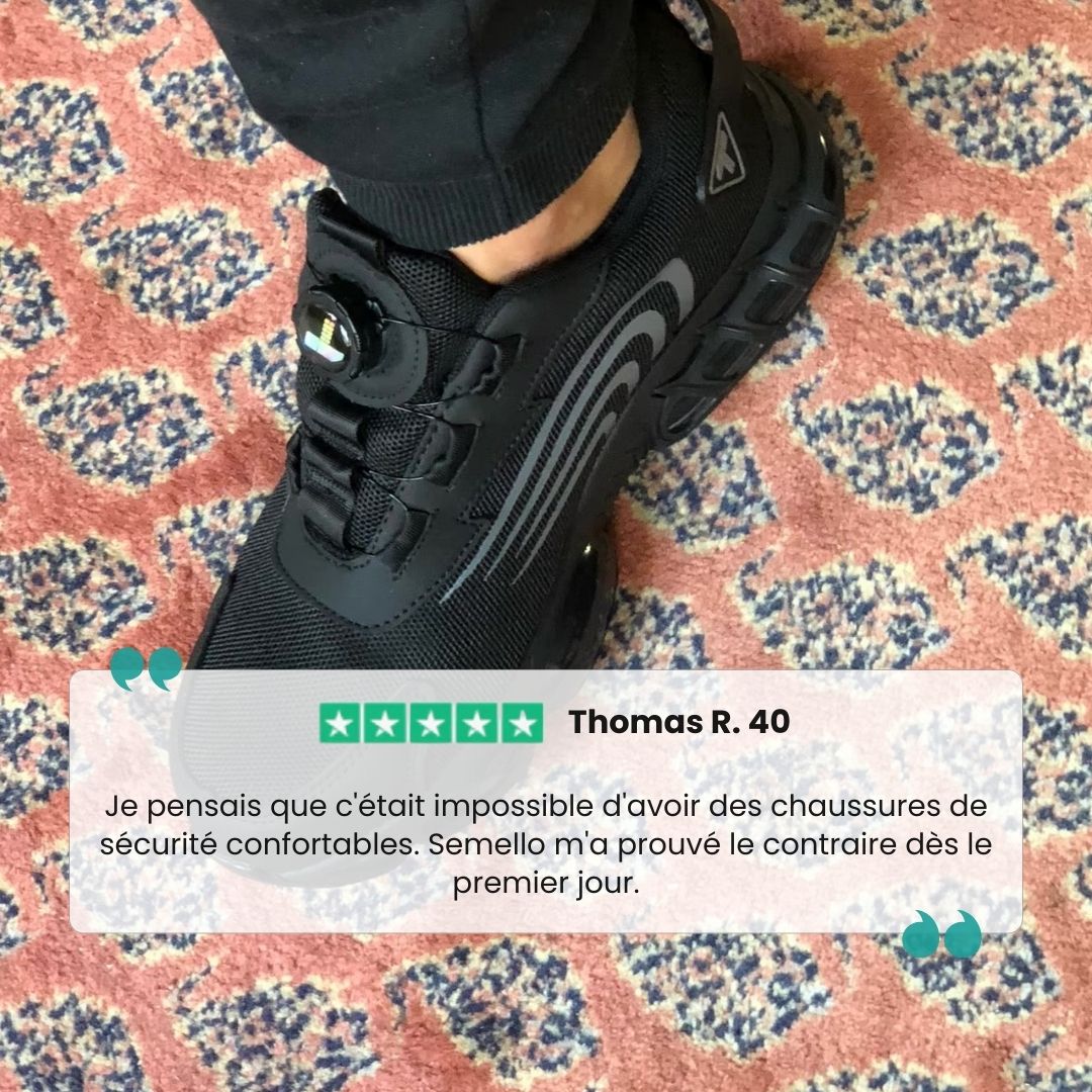 Chaussures de Sécurité Orthopédiques – Zéro Fatigue - Semello.fr