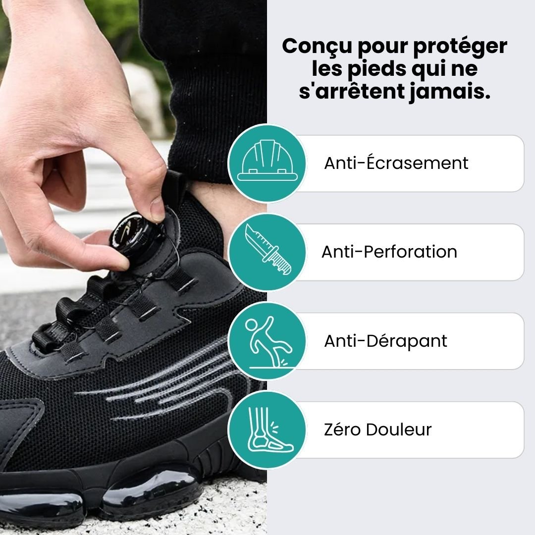 Chaussures de Sécurité Orthopédiques – Zéro Fatigue - Semello.fr