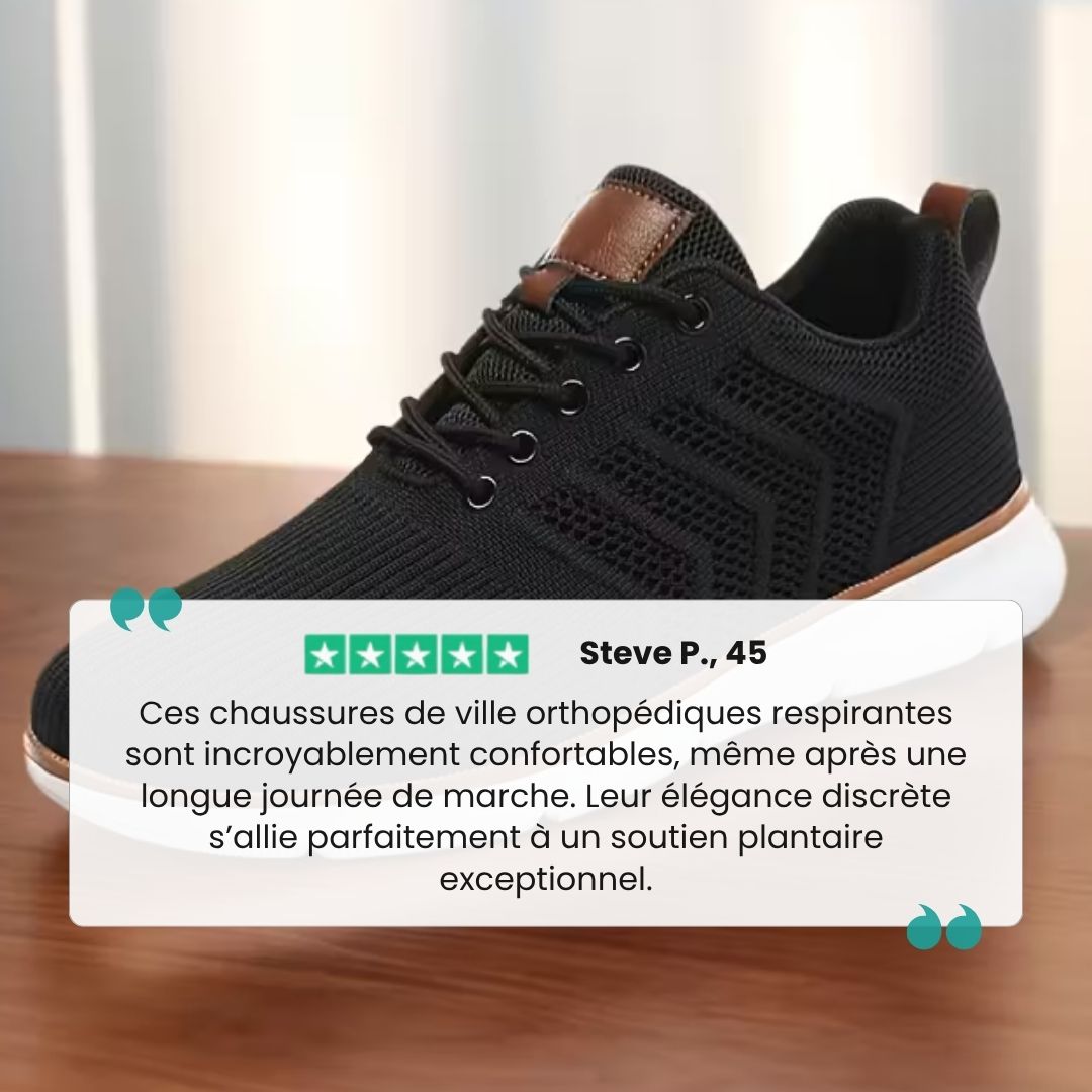 Chaussures de Ville Orthopédiques Respirantes - Semello.fr