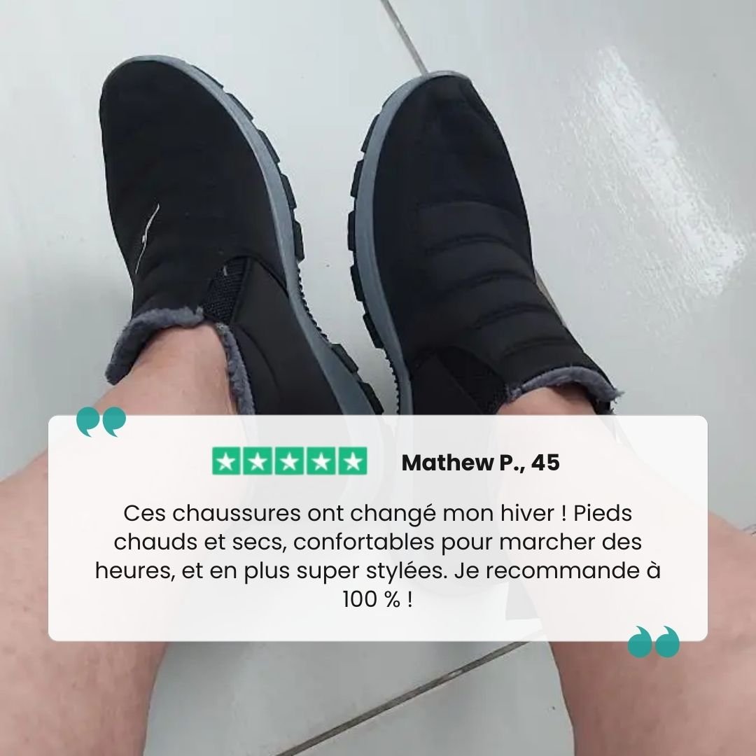 Chaussures d’hiver homme coton chaud | Style casual & isolant - Semello.fr