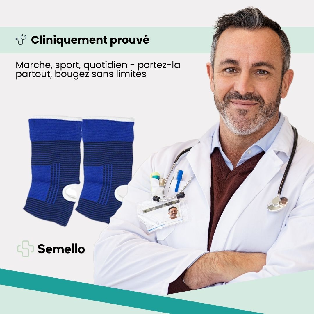 Chevillère Élastique– Soutien Cheville & Prévention Blessures - Semello.fr